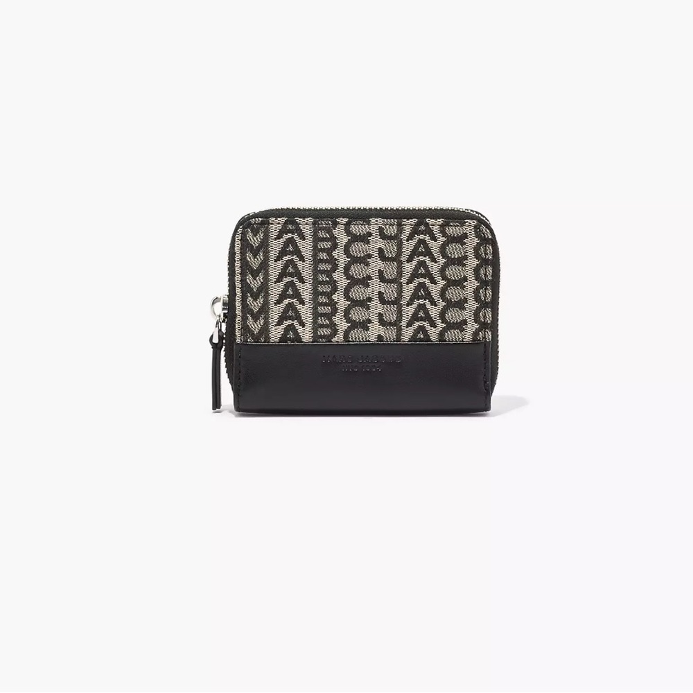 Marc Jacobs Monogram Zip Around Leather Wallet NWT and Dustbag - Picture 2 of 6